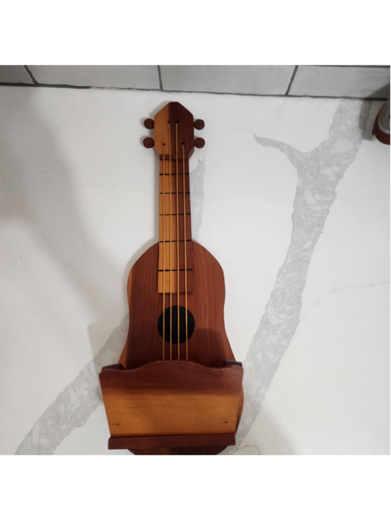Unbranded Other - Guitar Wood Shaped Wall Decor Display Shelf.